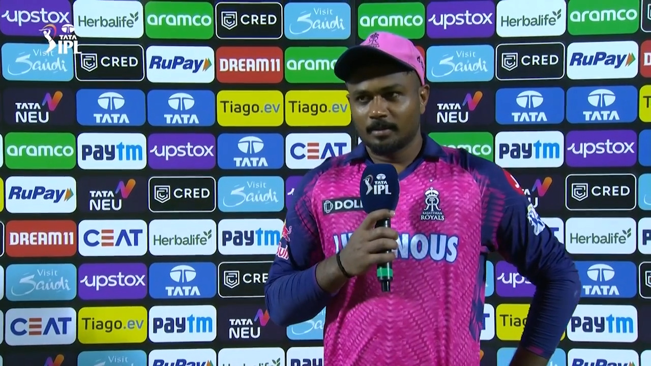 M52: RR vs SRH – Sanju Samson Interview background