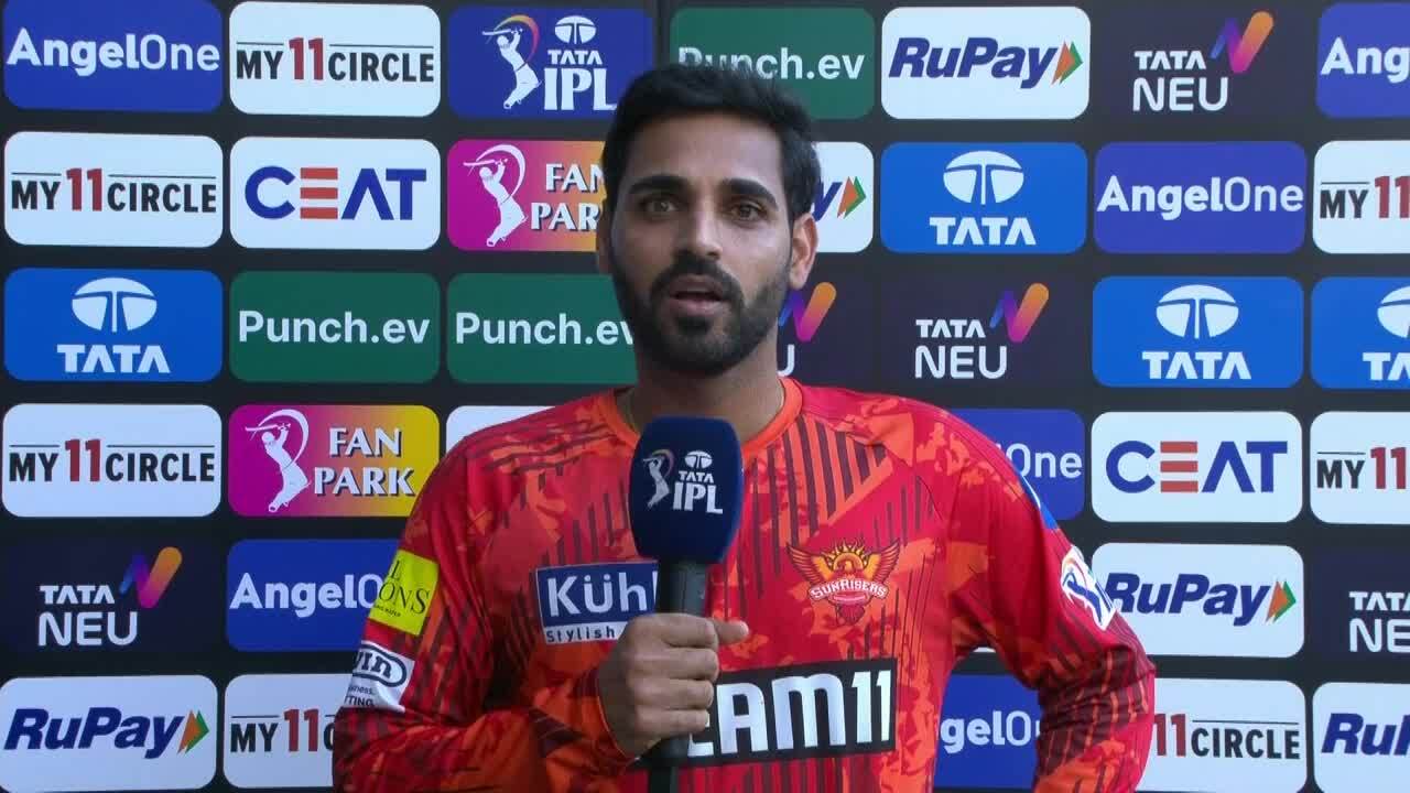 M55: MI vs SRH – Bhuvneshwar Kumar Interview