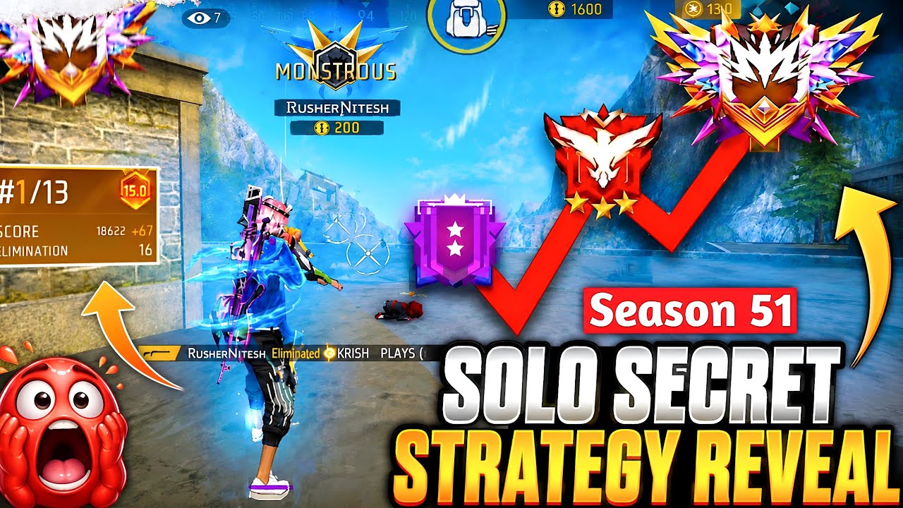 (Season 51) Solo Rank Push Secret Strategy Reveal✅ | Solo Grandmaster Pushing Tips and Tricks