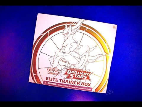 Unboxing Pokémon Brilliant Stars Elite Trainer Box! background