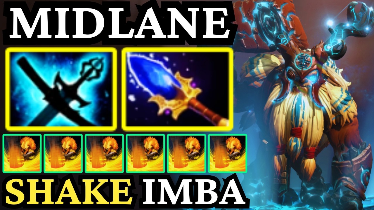 ๐ฅ EARTHSHAKER Mid GOD โ INSANE Echo Slam DOMINATION ๐ฅ Dota 2 Mid