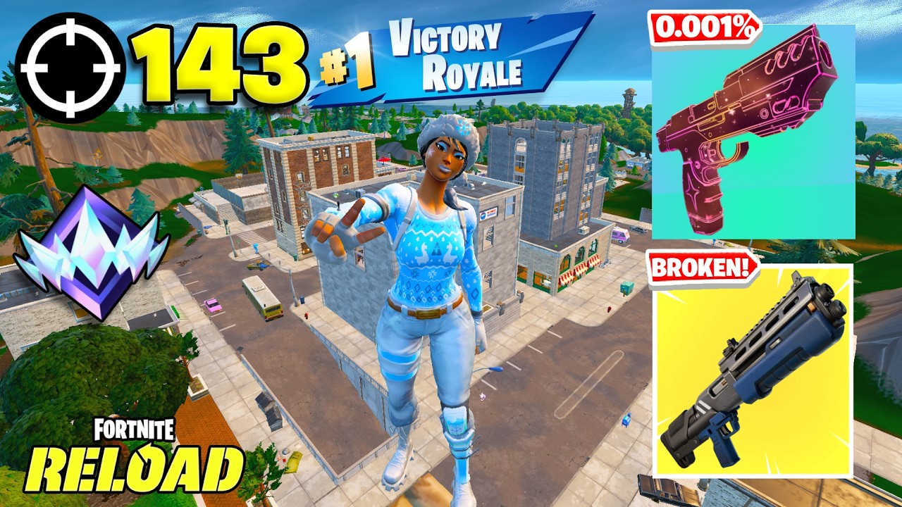 143 Elimination "RANKED RELOADโ Gameplay Wins (Fortnite Chapter 7 PS5 Controller)