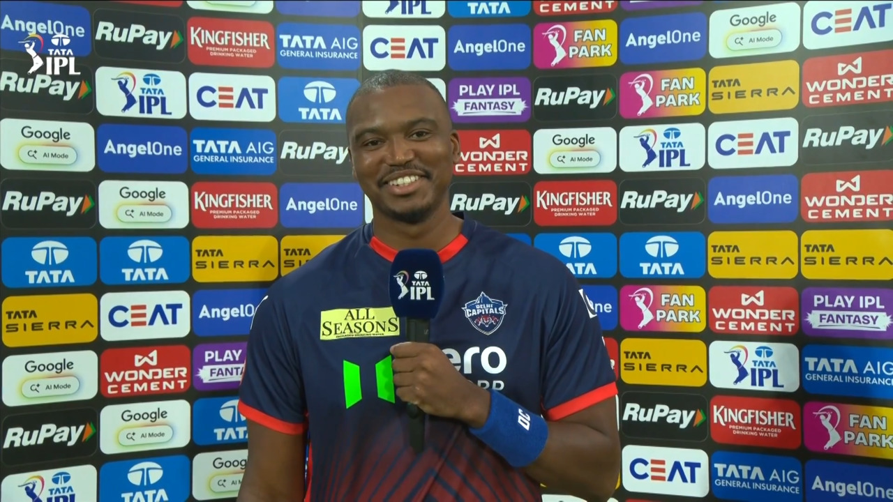 IPL 2026 M14: DC vs GT - Lungisani Ngidi Interview background