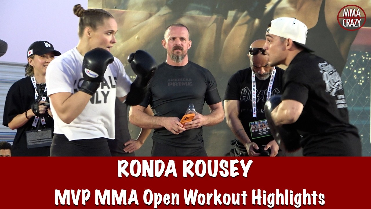 MVP MMA: Ronda Rousey Open Workout Highlights background