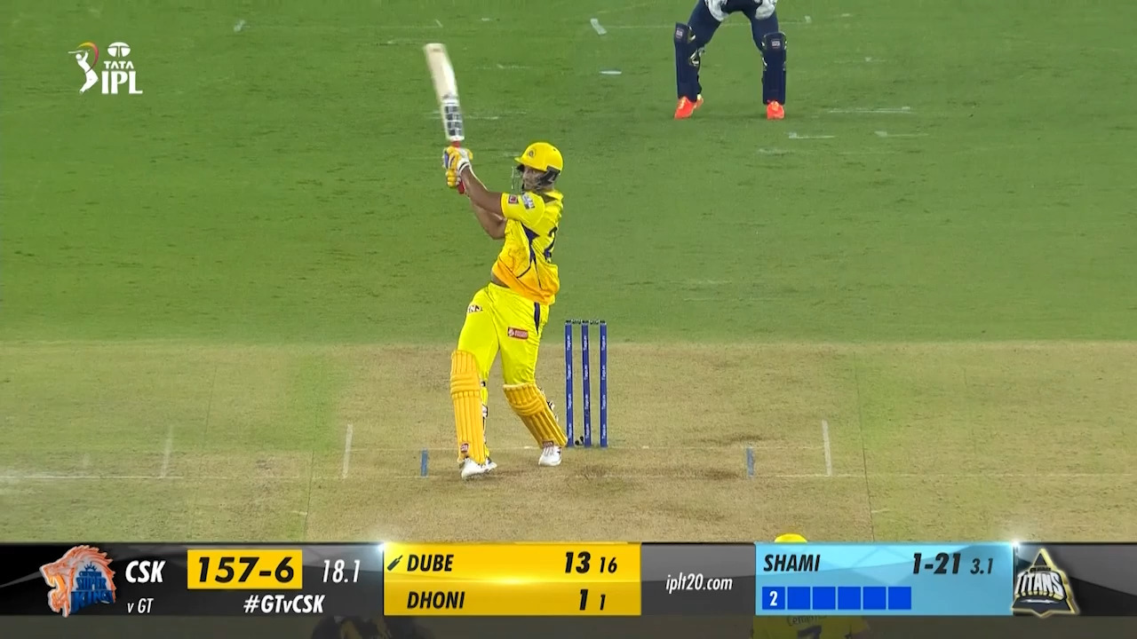M01: GT vs CSK – Shivam Dube Six