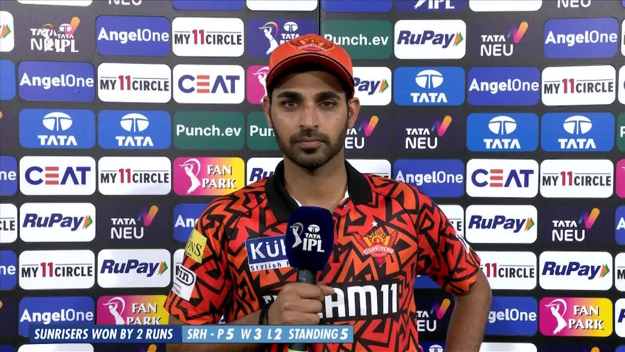 M23: PBKS vs SRH – Bhuvneshwar Kumar Interview