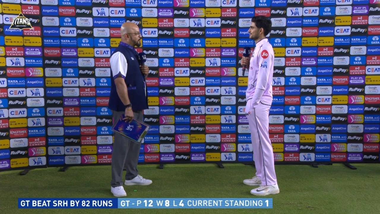 IPL 2026 M56: GT vs SRH - Post Match Presentation