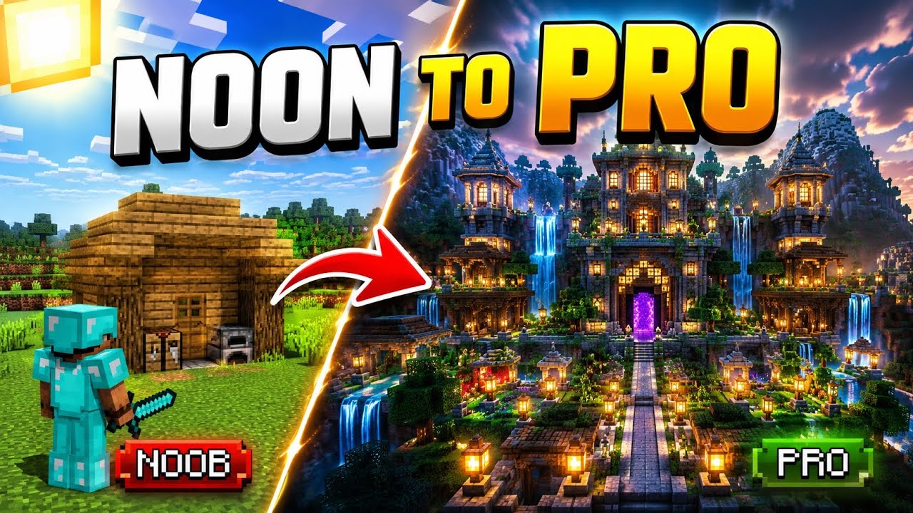 Minecraft tips and tricks for pro players noob to pro background