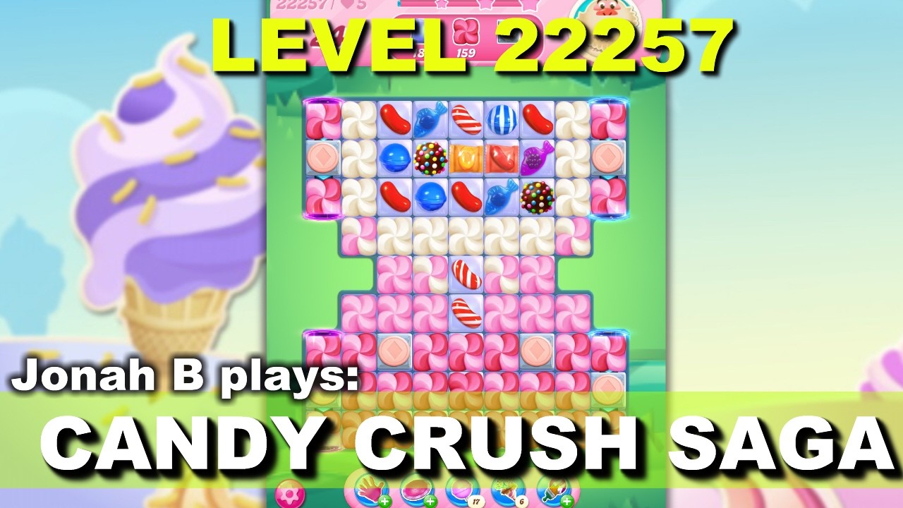 Candy Crush Saga Level 22257 background