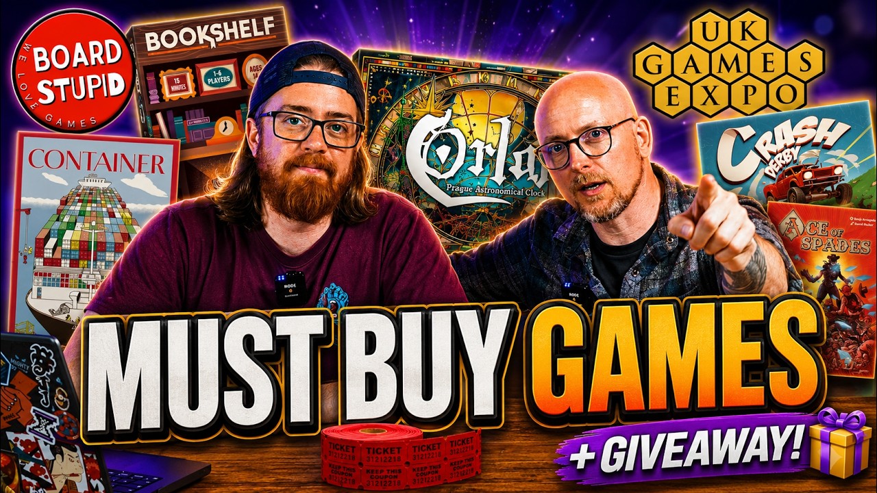 Top 10 MUST-BUY Games at UKGE 2026! background