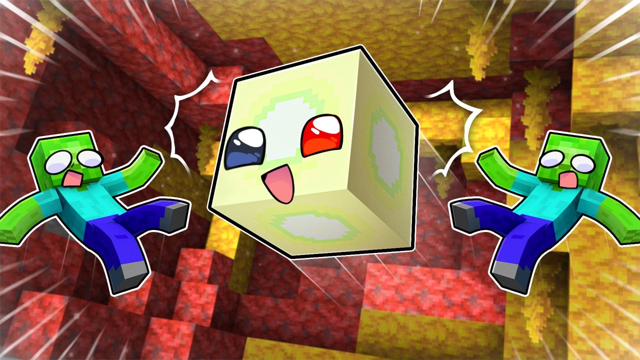 REBORN as a SULFUR CUBE in Minecraft!
