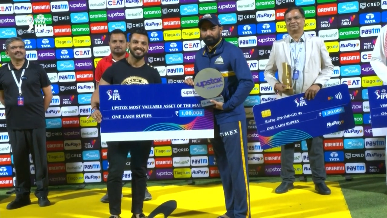 M07: DC vs GT – Upstox most Valuable Asset of the Match – Mohammad Shami
