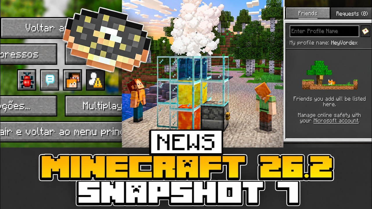 A MOJANG OUVIU MAIS UMA VEZ! GRANDE ATUALIZAÇÃO DO MINECRAFT!