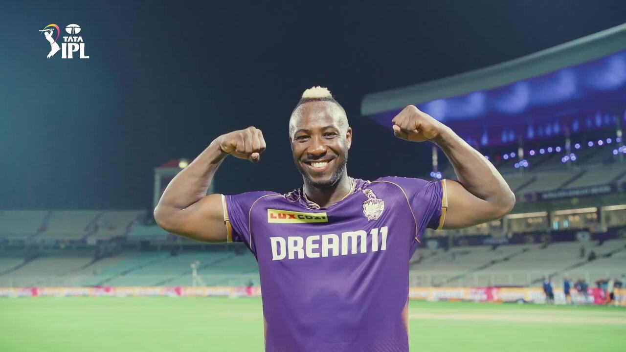 A Tale of Triumph ft. Andre Russell & Harshit Rana background