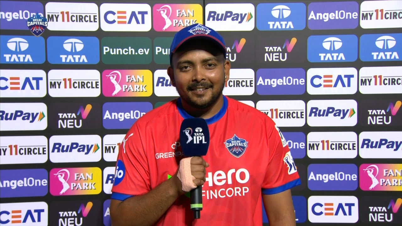 M16: DC vs KKR – Prithvi Shaw Interview