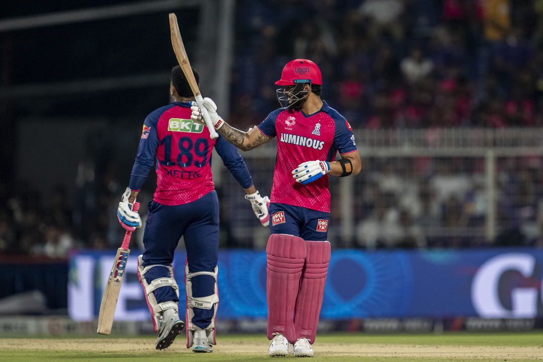 Rampaging Riyan Parag's scintillating 95(45)