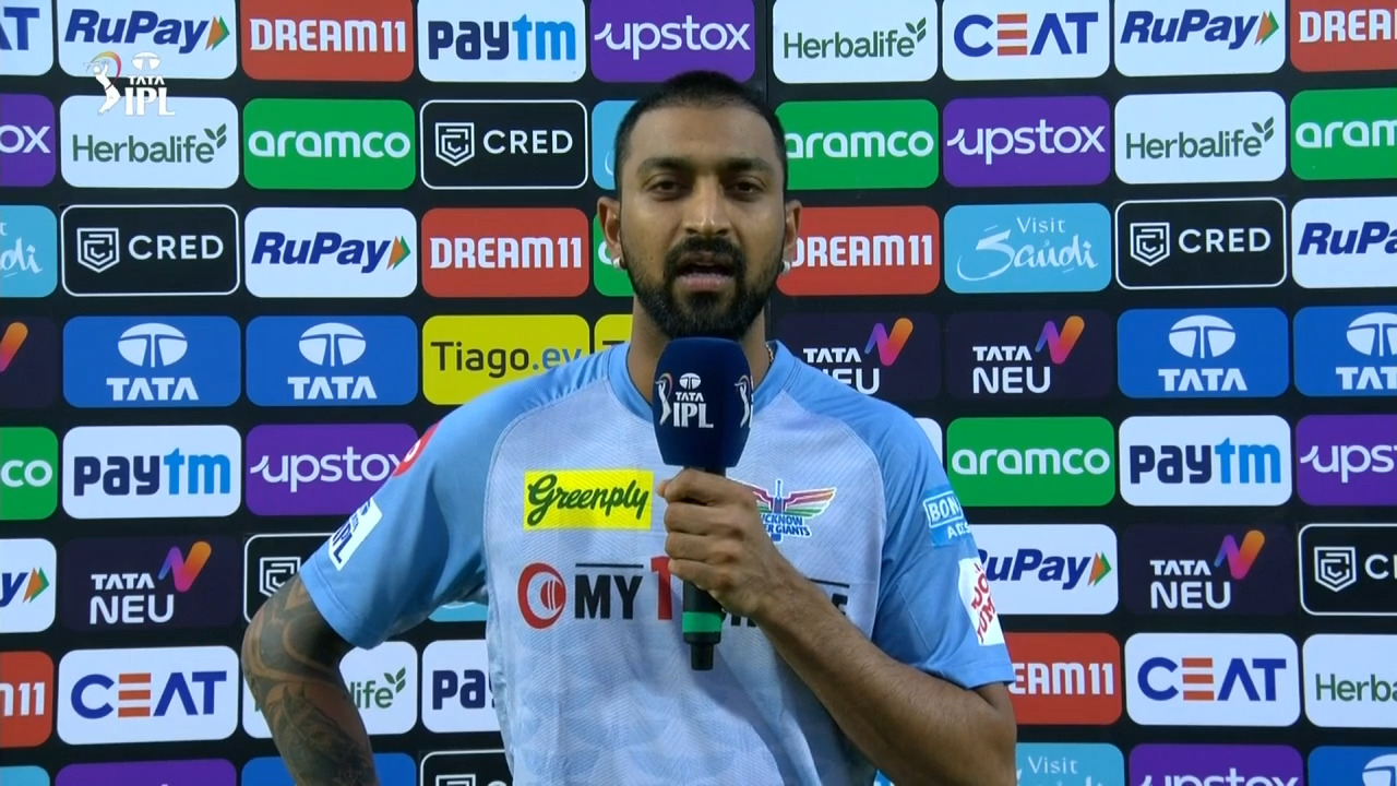 M26: RR vs LSG – Krunal Pandya Interview