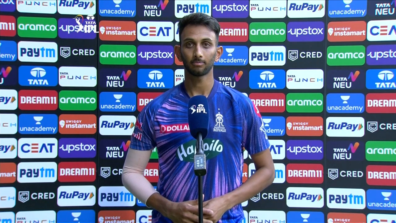 M13: RR vs RCB – Prasidh Krishna Interview