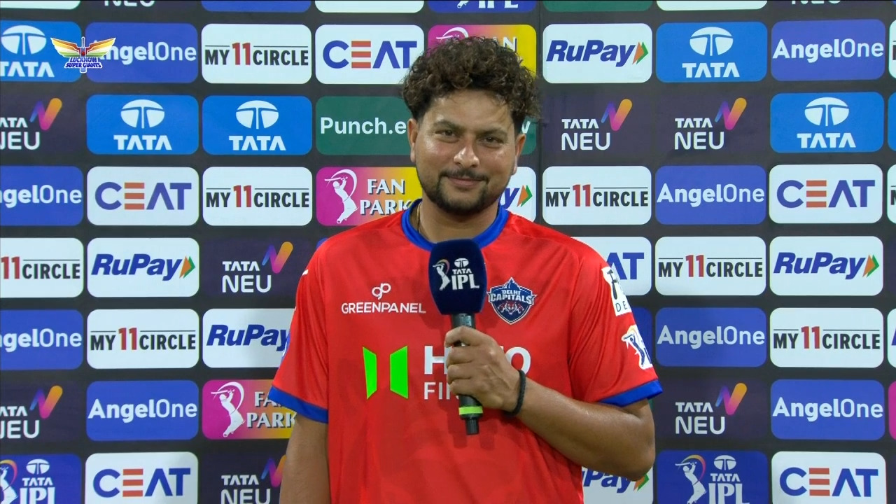 M26: LSG vs DC – Kuldeep Yadav Interview background