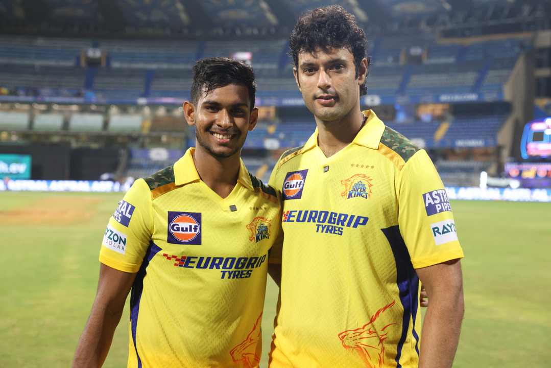 Big game, bigger the performance ft. Matheesha Pathirana & Shivam Dube background