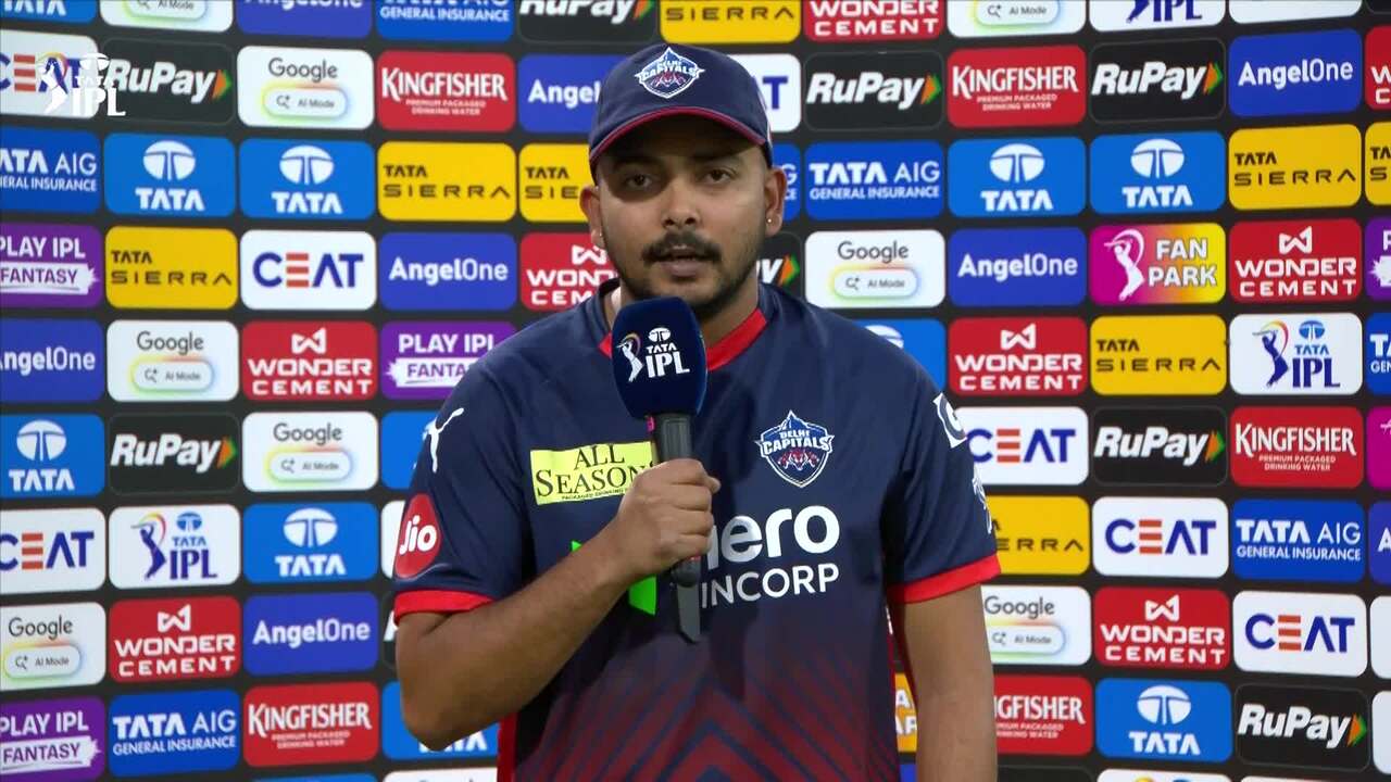IPL 2026 M05: LSG vs DC - Prithvi Shaw Interview