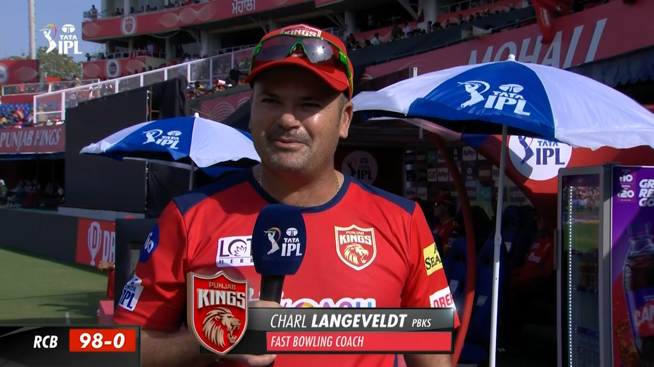 M27: PBKS vs RCB – Charl Langeveldt Interview