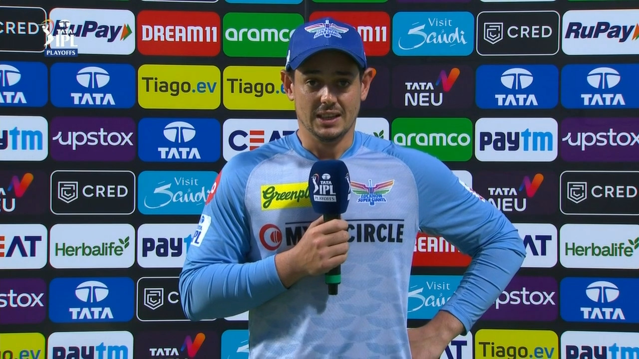 Eliminator: LSG vs MI – Quinton De Kock Interview