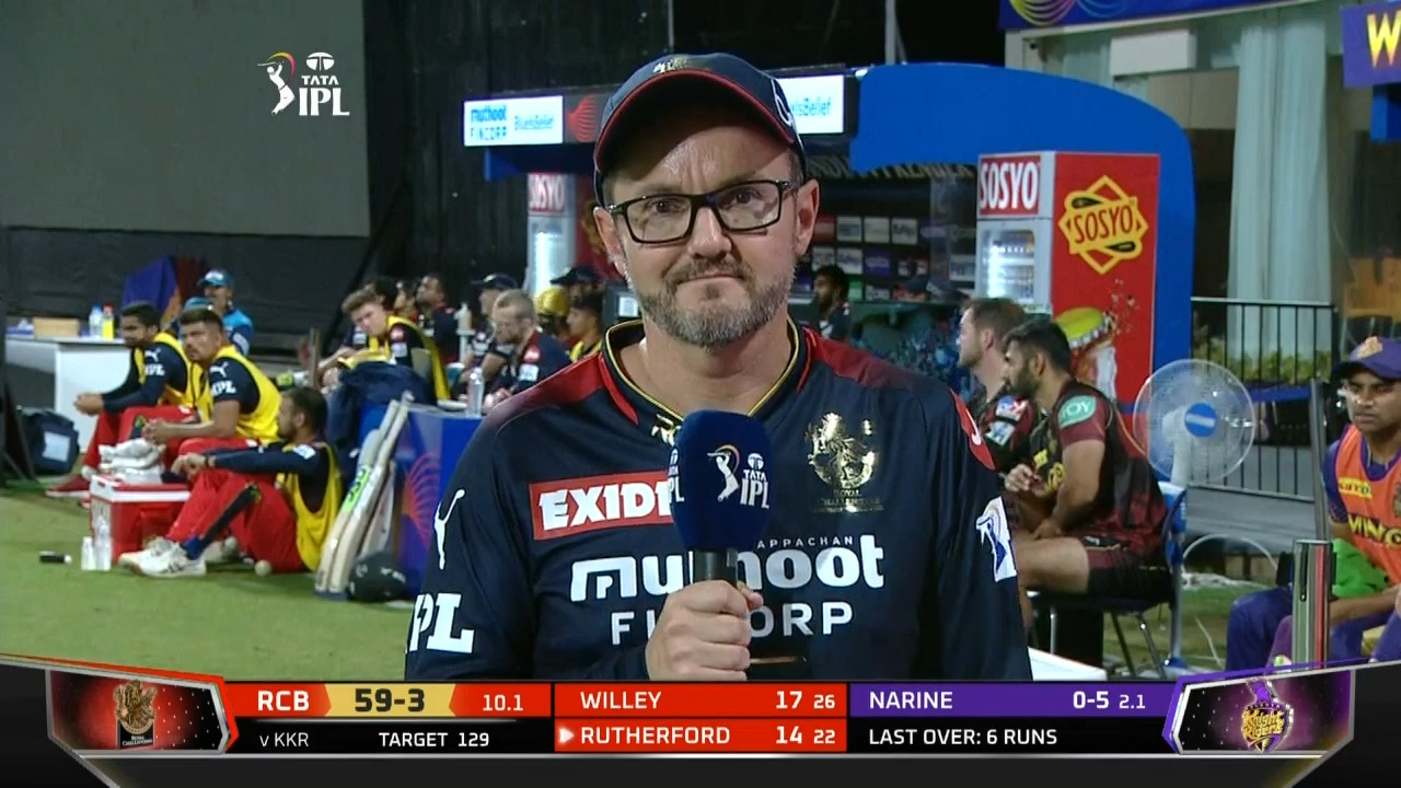 M06: RCB vs KKR – Mike Hesson Interview