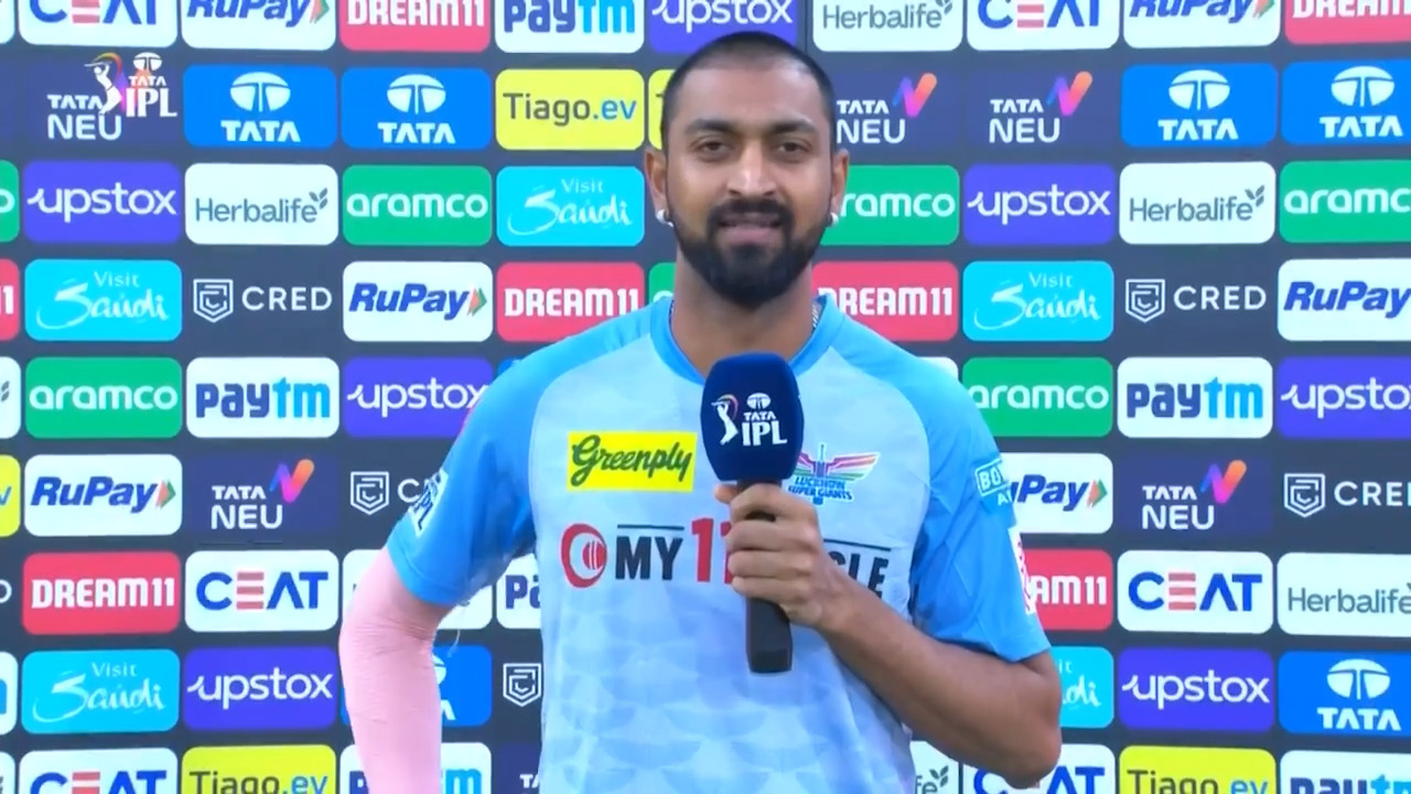 M03: LSG vs DC – Krunal Pandya Interview