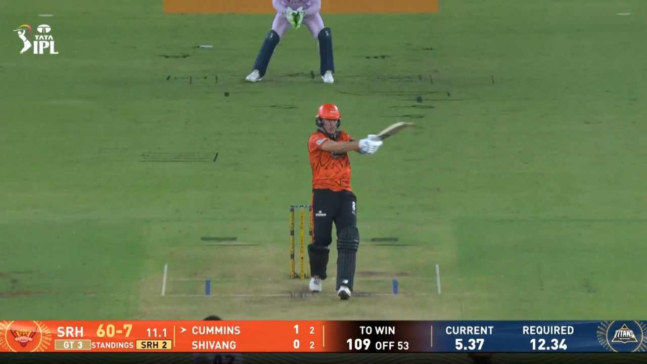 IPL 2026 M56: GT vs SRH - Pat Cummins Six background