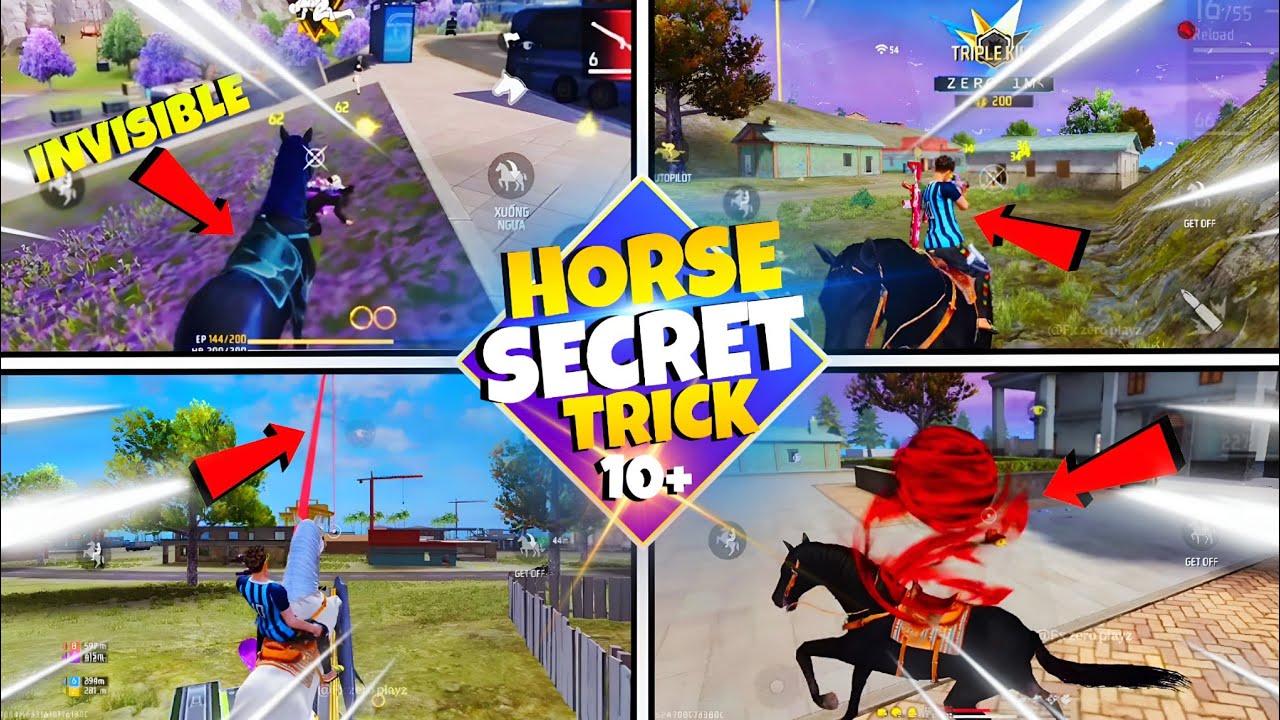 Horse Secret Tricks 10+ 🐎🔥 (Invisible & Unlimited Glitches)