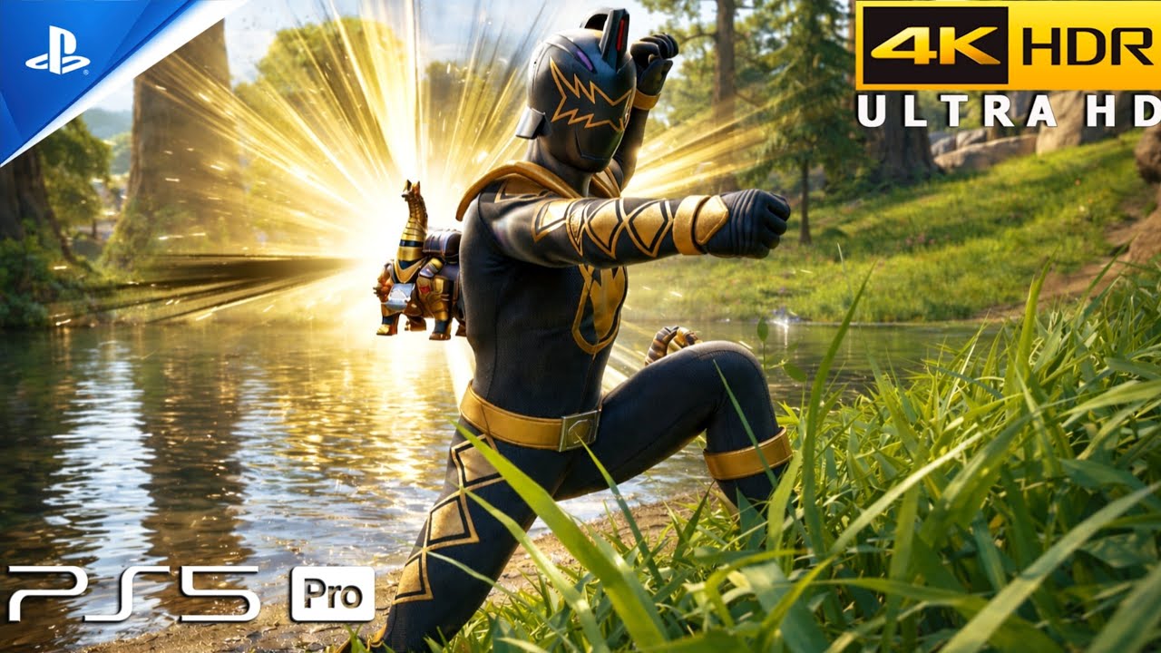 Fortnite (PS5 Pro) 4K 120FPS HDR Gameplay | Skin Black Dino Ranger