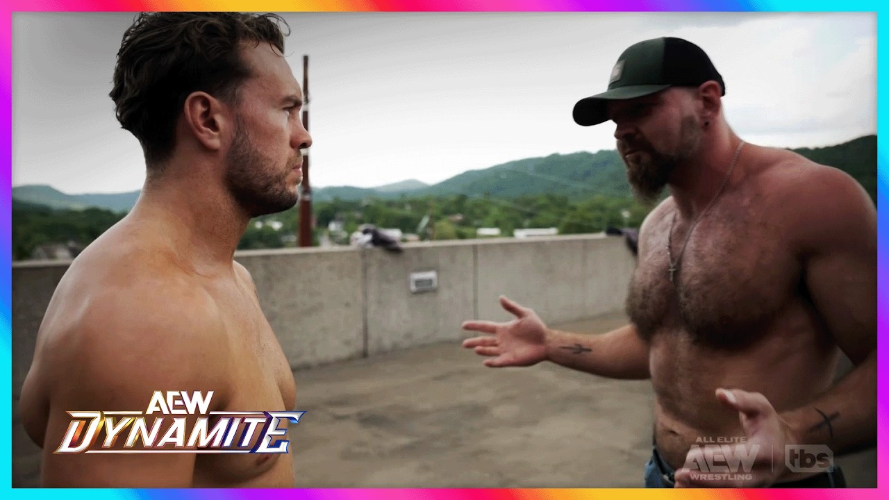 "You're A Bird Of Prey" Jon Moxley Gives Will Ospreay A Pep Talk | AEW Dynamite background