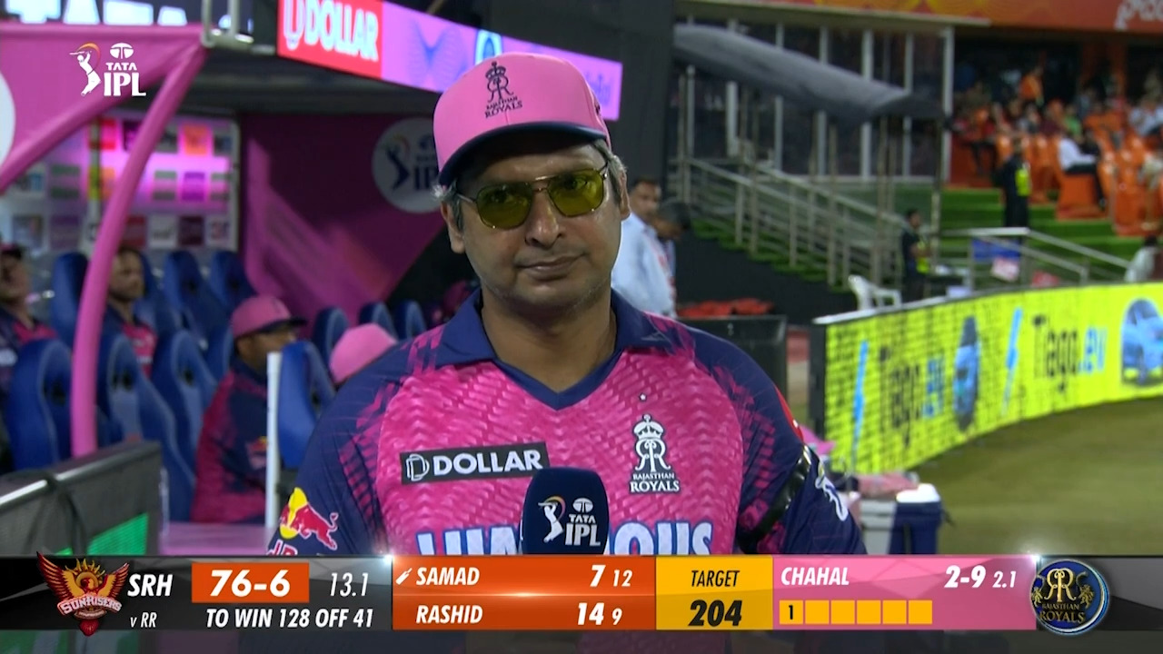 M04: SRH vs RR – Kumar Sangakkara Interview
