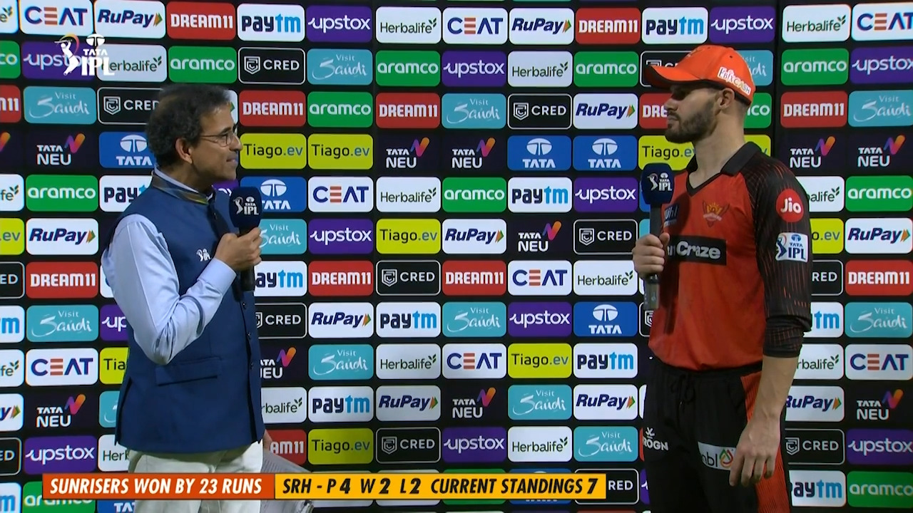 M19: KKR vs SRH – Post Match Presentation background