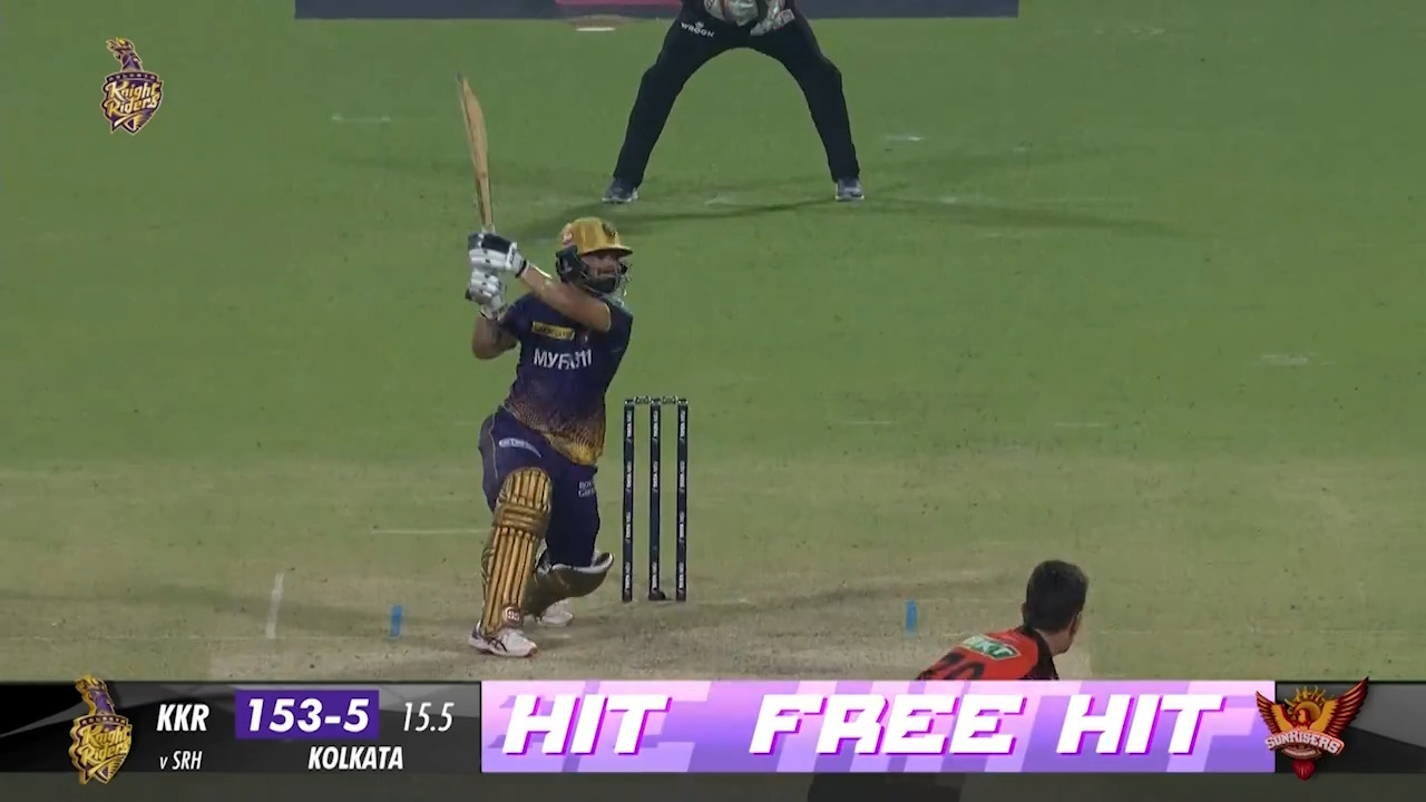 M19: KKR vs SRH – Rinku Singh Six