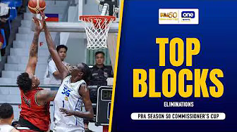 TOP BLOCKS | PBA SEASON COMMISSIONER’S CUP ELIMINATION | HIGHLIGHTS