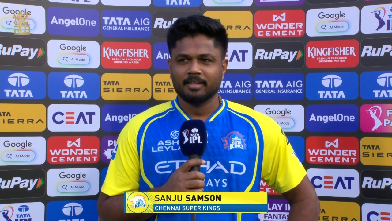 IPL 2026 M11: RCB vs CSK - Sanju Samson Interview