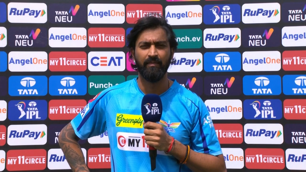 M04: RR vs LSG – Krunal Pandya Interview