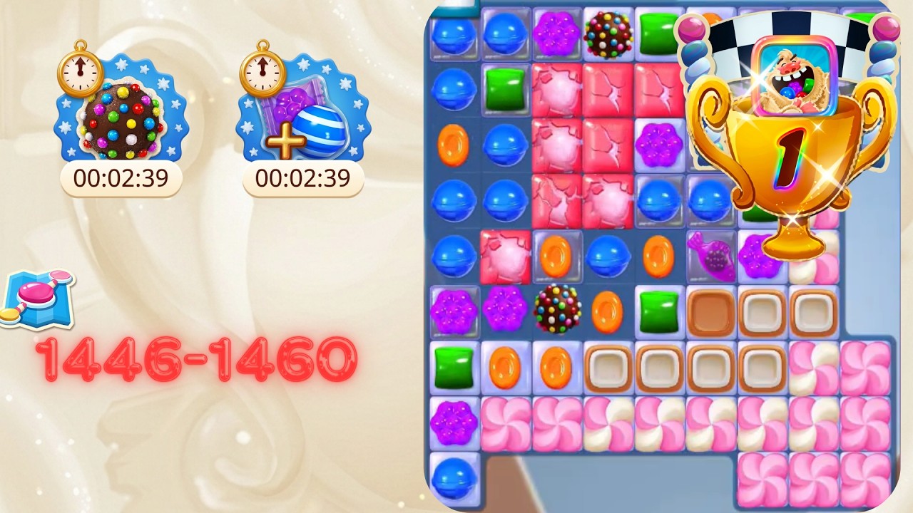 CANDY CRUSH SAGA | Levels 1446-1460: UNSTOPPABLE EVENT BOOSTERS! 🚀✨