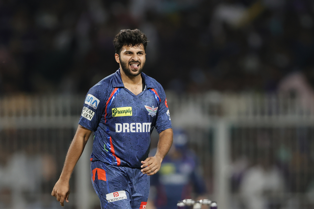 Inches away from a hat-trick ft. Shardul Thakur background