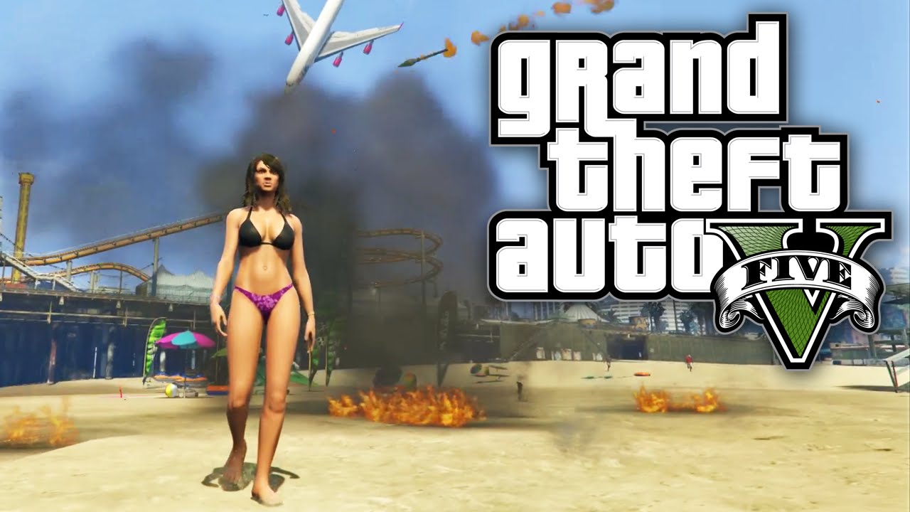 GTA 5 MODS - INDESTRUCTABLE BEACH BABE! (GTA 5 PC Mods) background