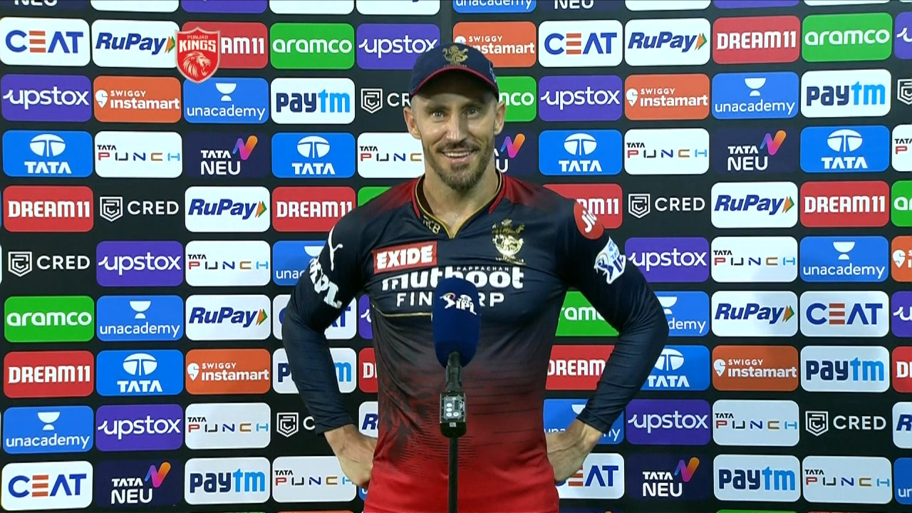 M03: PBKS vs RCB – Faf Du Plessis Interview