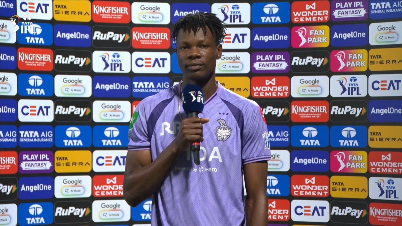 IPL 2026 M12: KKR vs PBKS - Blessing Muzarabani Interview