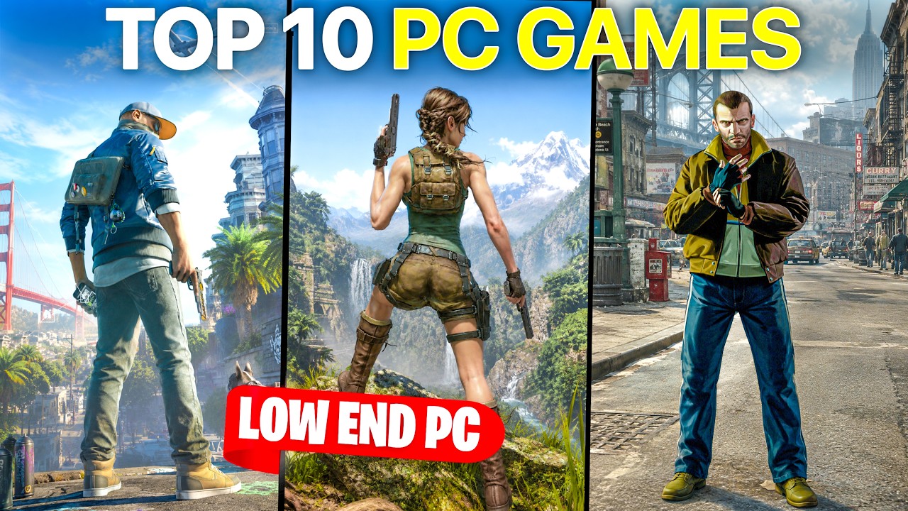 TOP 10 Games For Low End PC (2GB RAM) - 2026