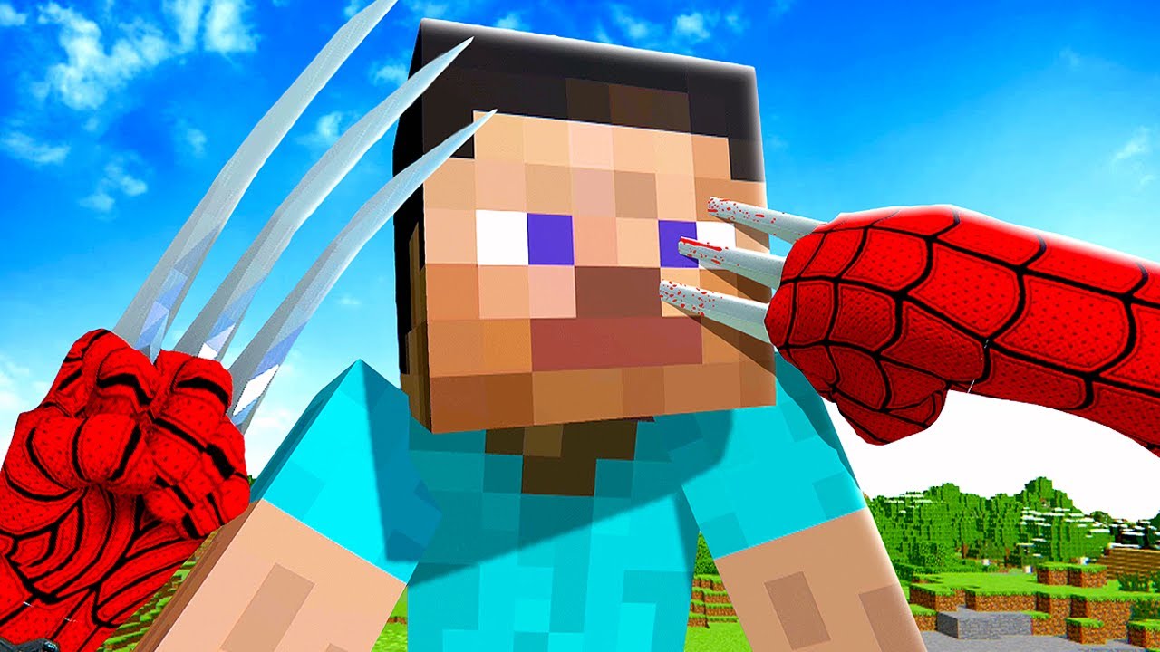 Torturing Minecraft STEVE with Claws - Bonelab VR Mods background