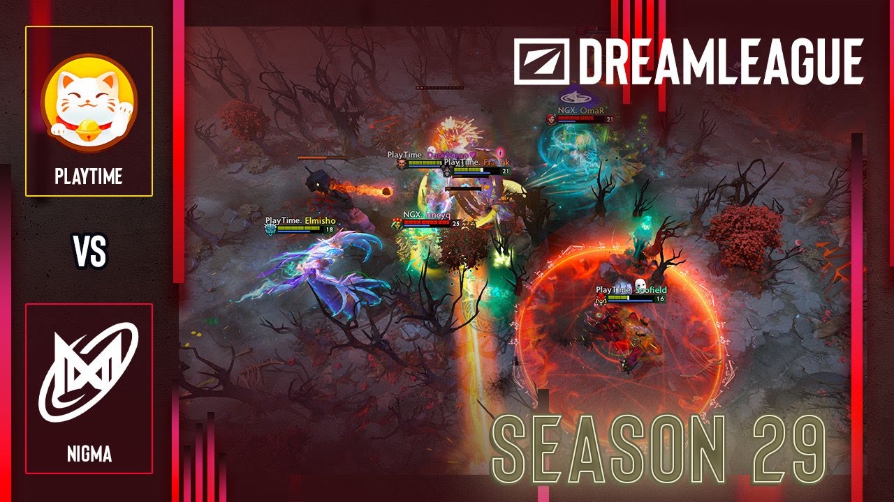 NIGMA GALAXY vs PLAYTIME - HIGHLIGHTS - DreamLeague S29 background