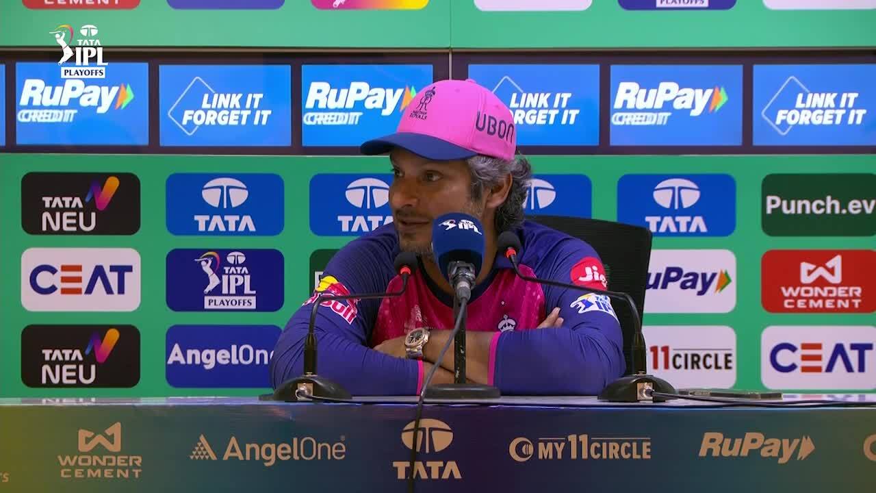 RR can be very proud of the side we've built: Kumar Sangakkara
