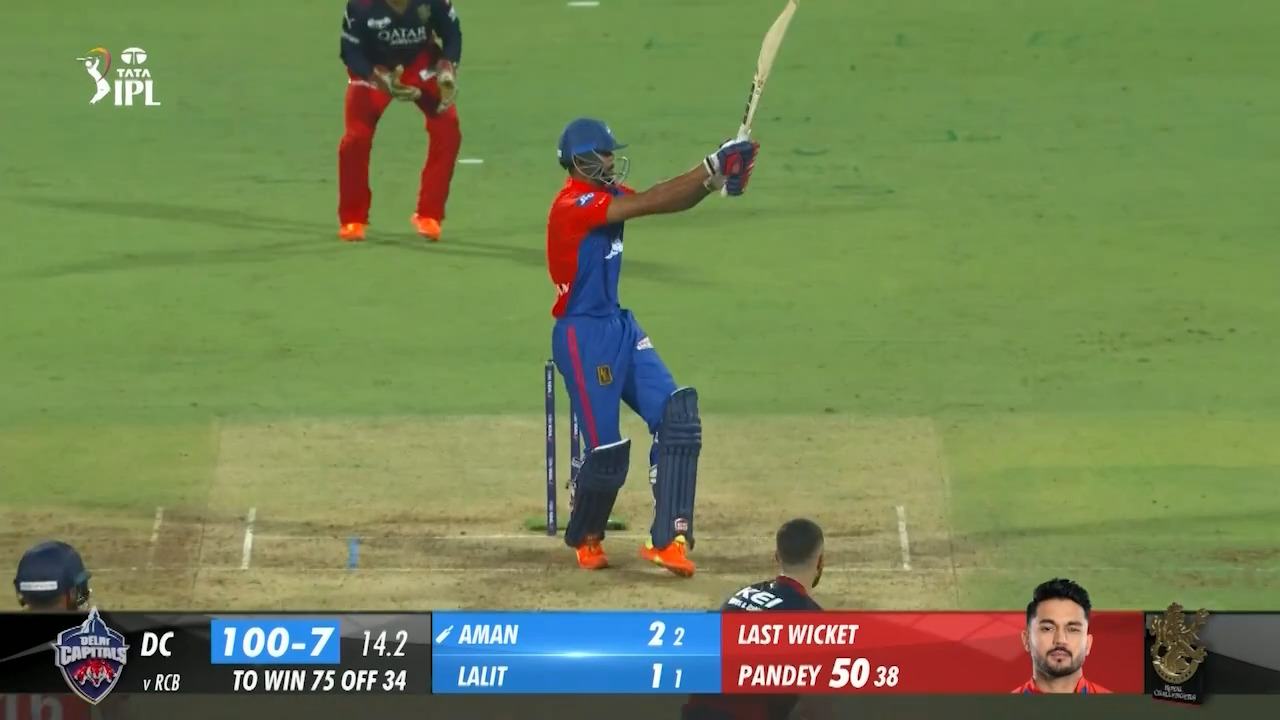 M20: RCB vs DC – Aman Khan Six background