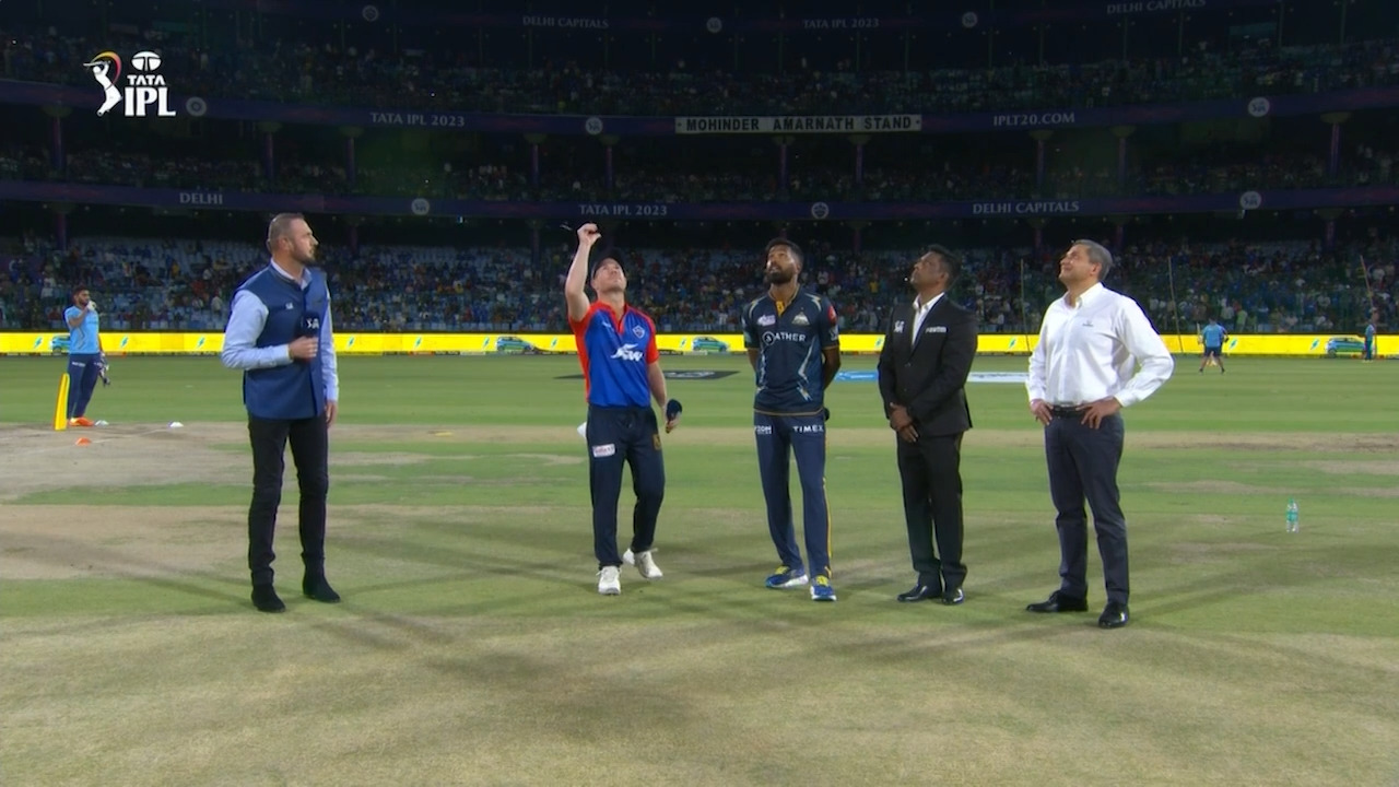 M07: DC vs GT – Toss